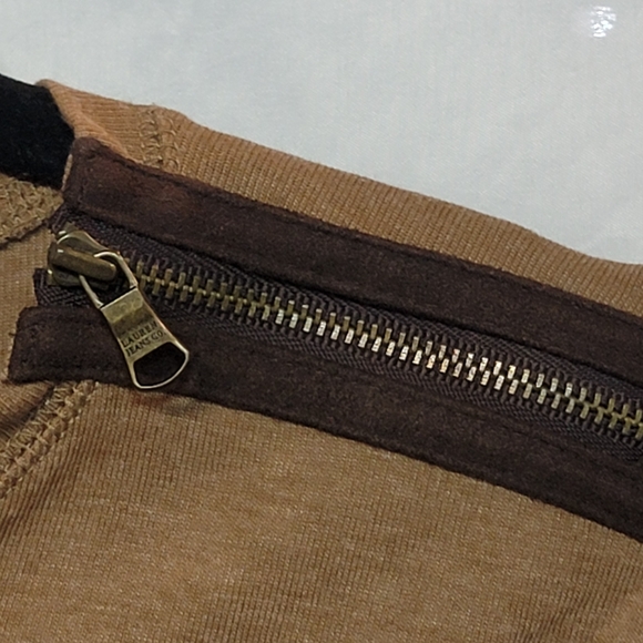 Lauren Ralph Lauren Brown Long Sleeve Knit Top - Picture 5 of 9